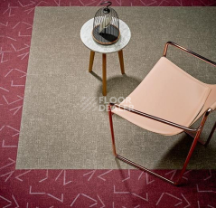 Forbo Flotex Colour embossed tiles tg 546517 Metro Berry Glass Embossed фото 2 | FLOORDEALER